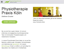 Tablet Screenshot of physiotherapie-grueter.de
